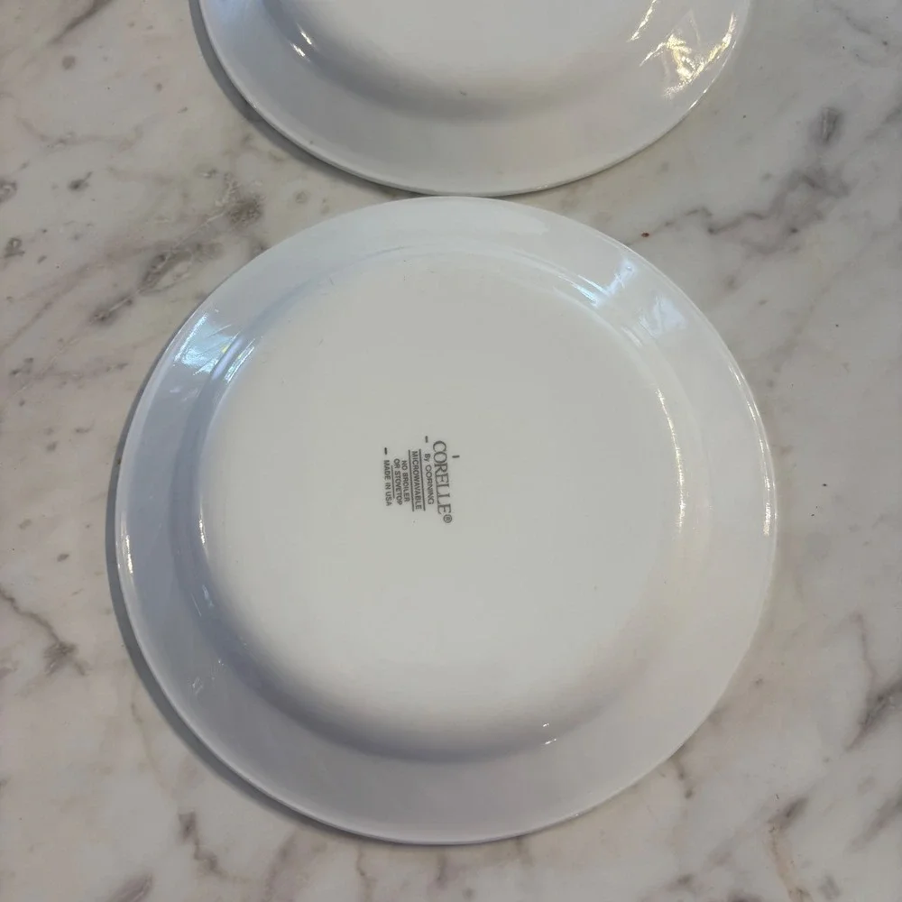 Corelle Fruit Traditions 4 Inch Appetizer Plates Set of 3 Vitrelle Corning USA